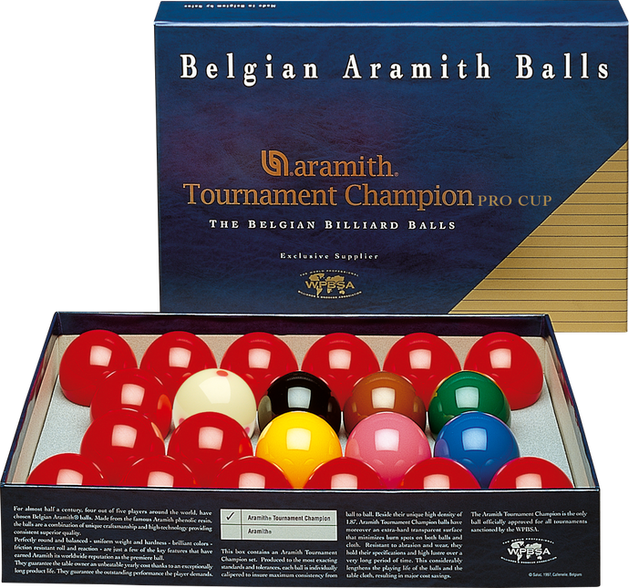 Aramith BBAEPC Pro Cup Tournament Champion Snooker Set