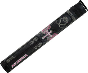 ATHENA ATHC06 2X2 HARD EMBROIDERED CUE CASE