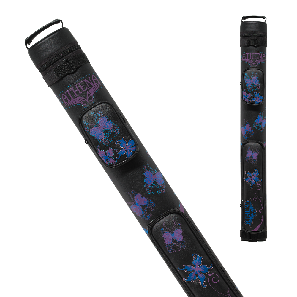 ATHENA ATHC08 2X2 HARD EMBROIDERED CUE CASE