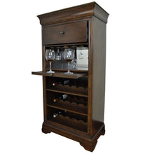 Load image into Gallery viewer, BAR CABINET W/ WINE RACK - DRAWER &amp; PULL-OUT TRAY