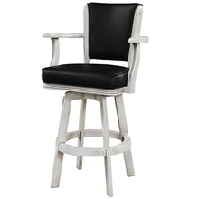 Load image into Gallery viewer, SWIVEL BARSTOOL WITH ARMS - SOLID WOOD | SWIVEL