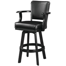 Load image into Gallery viewer, SWIVEL BARSTOOL WITH ARMS - SOLID WOOD | SWIVEL