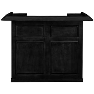 60" DRY BAR CABINET - PANELED FRONT - RAISED MOLING