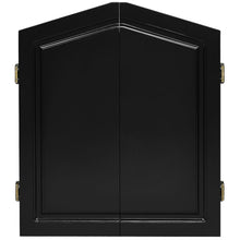 Load image into Gallery viewer, DARTBOARD CABINET - ANGULAR SILHOUTTE W/ HINGED DOORS