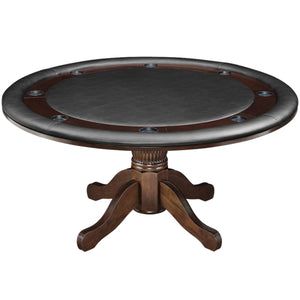 60" 2-IN-1 GAMING/DINING TABLE DESIGN - PADDED VINYL SURFACE - DINING OPTION