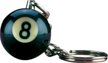 Action 8-Ball Key Chain (25-Count)