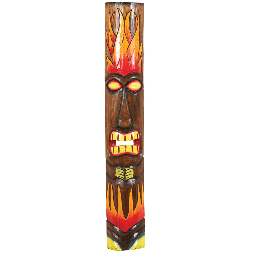 LARGE FIRE TIKI MASK