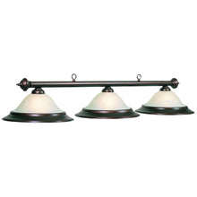 Load image into Gallery viewer, 3-LIGHT - 60&quot; GLASS SHADES BILLIARD LIGHT PENDANT