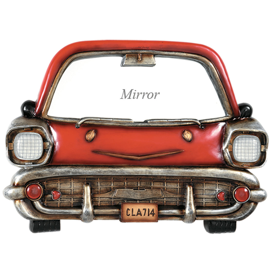 PUB SIGN-RED CAR WITH MIRROR