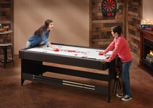 Load image into Gallery viewer, Fat Cat Original 3-in-1 7&#39; Pockey Multi-Game Table Burgundy