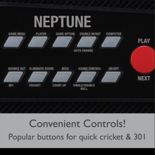 Load image into Gallery viewer, Viper Neptune Electronic Dartboard and Cabinet Hybrid