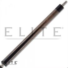 Load image into Gallery viewer, Elite ELBJGB Break Jump &amp; Playing Cue - 19oz SKU: ELBJGB 19 Elite ELBJGB Break Jump &amp; Playing Cue - 19oz SKU: ELBJGB 19 Break Shaft Tip : 13mm Phenolic tip &amp; ferrule combo Ferrule : Phenolic Shaft : 29&quot; Hardrock Maple Break Shaft Pin : Action QR Collar : Black Forearm : Grey Stained Wrap : Black Irish Linen Butt Sleeve : Extended Wrap Butt Plate : Black with gold Elite logo Bumper : Black rubber plug Playing Shaft Tip : 13mm Tiger Everest Ferrule