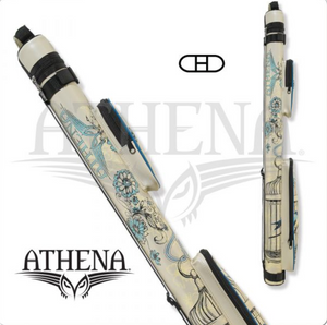 ATHENA ATHC10 2X2 HARD EMBROIDERED CUE CASE